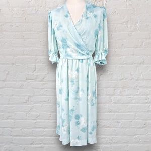 VTG Floral Wrap Dress